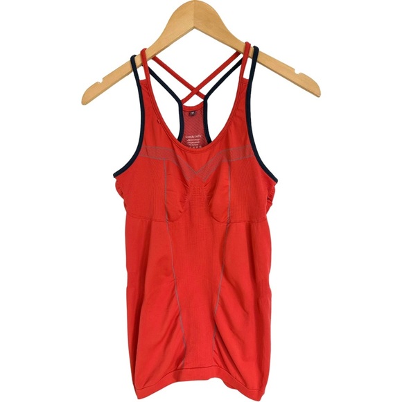 Sweaty Betty Racerback Seamless Tank Back Zipper Pocket Size Medium - Picture 12 of 16